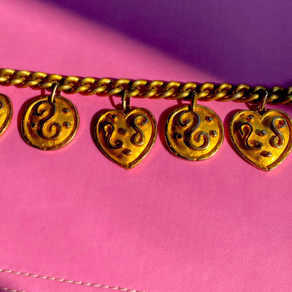 Vintage Edouard Rambaud Paris Gold Toned Chain Bracelet-unsigned